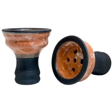 Чаша Глиняная 420(Четыре Двадцать) Bowls Uranum Desert Storm (Коричневый С Белым)