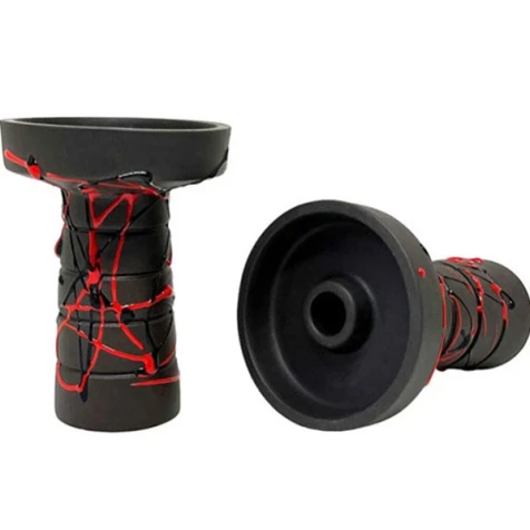 Чаша Глиняная Gusto Bowls Harmony Black Glaze Black Red (Красно-Черный)