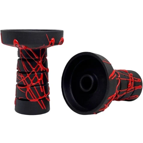 Чаша Глиняная Gusto Bowls Harmony Black Glaze Red (Красный)