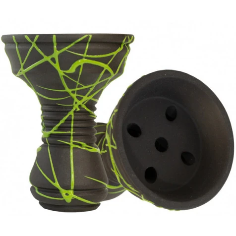 Чаша Глиняная Gusto Bowls Killa Bowls Black Glaze (Зеленый)