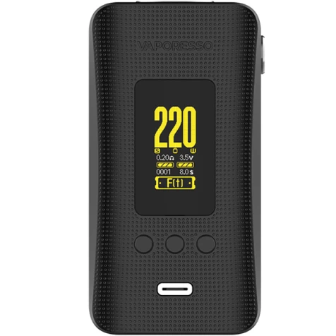 Бокс Мод Vaporesso GEN 200 Dark Black (Дарк Чорний)