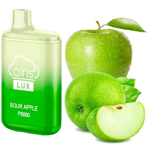 Одноразка Airis Lux Sour Apple (Сауер Яблуко) (P5000 Затяжок)
