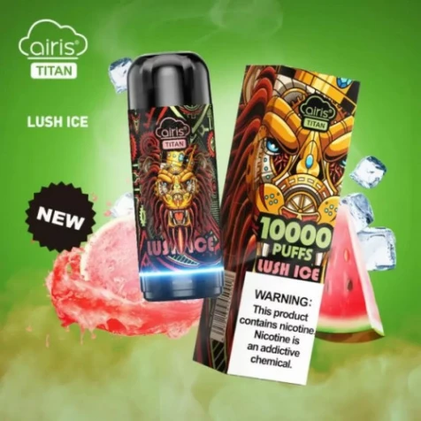 Одноразка Airis Titan Lush Ice (Кавун Лід) (10000 Затяжок)