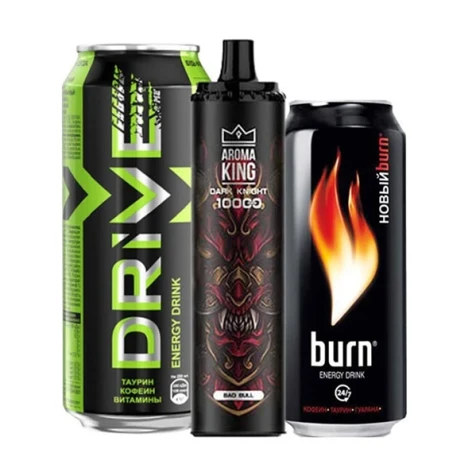 Одноразка Aroma King Dark Night Bad Bull (Бэд Булл) (10000 Затяжок)