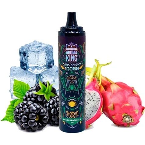 Одноразка Aroma King Dark Night Black Dragon Ice (Блек Драгон Лід) (10000 Затяжок)