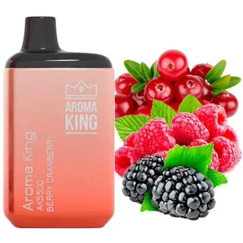 Одноразка Aroma King Berry Cranberry (Ягоды Клюква) (5500 Затяжек)