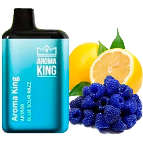 Одноразка Aroma King Blue Sour Razz (Голубая Кислая Малина) (5500 Затяжек)