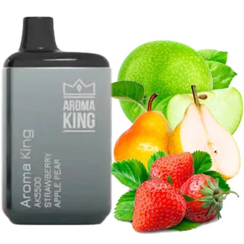 Одноразка Aroma King Strawberry Apple Pear (Клубника Яблоко Персик) (5500 Затяжек)