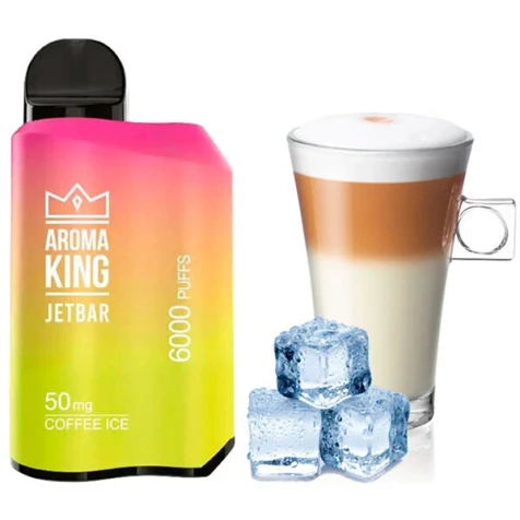Одноразка Aroma King Jetbar Coffee Ice (Кофе Лід) (6000 Затяжок)