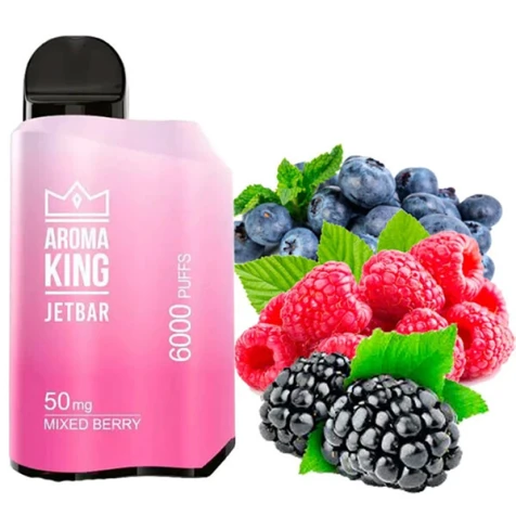 Одноразка Aroma King Jetbar Mixed Berry (Мікс Ягід) (6000 Затяжок)