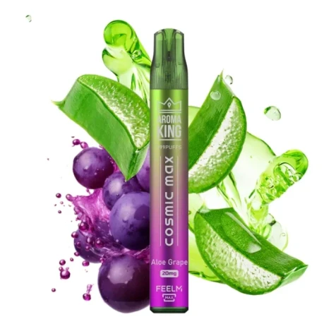 Одноразка Aroma King Cosmic Max Aloe Grape (Алое Виноград) (999 Затяжок)