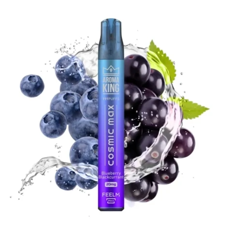 Одноразка Aroma King Cosmic Max Blueberry Blackcurrant (Чорниця Чорна Смородина) (999 Затяжок)