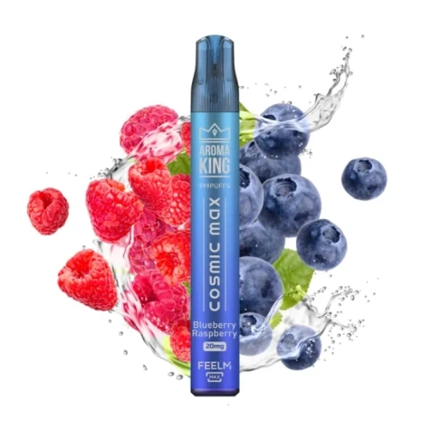 Одноразка Aroma King Cosmic Max Blueberry Raspberry (Чорниця Малина) (999 Затяжок)