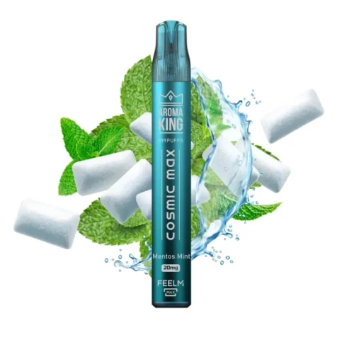 Одноразка Aroma King Cosmic Max Mentos Mint (Ментос М'ята) (999 Затяжок)