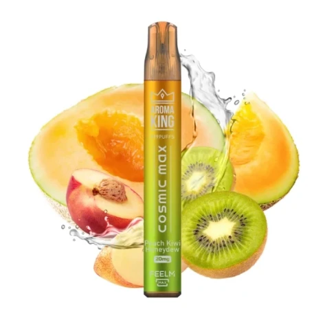Одноразка Aroma King Cosmic Max Peach Kiwi Honeydew (Персик Ківі Медова Диня) (999 Затяжок)