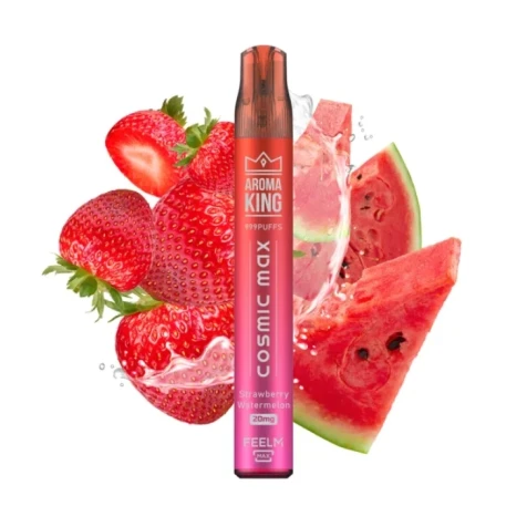 Одноразка Aroma King Cosmic Max Strawberry Watermelon (Полуниця Кавун) (999 Затяжок)