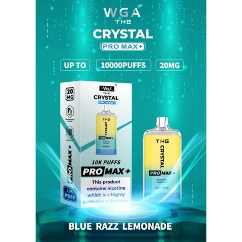 Одноразка Crystal Pro Max Blue Razz Lemonade (Лимонад Блакитна Малина) (10000 Затяжок)