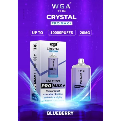 Одноразка Crystal Pro Max Blueberry (Чорниця) (10000 Затяжок)