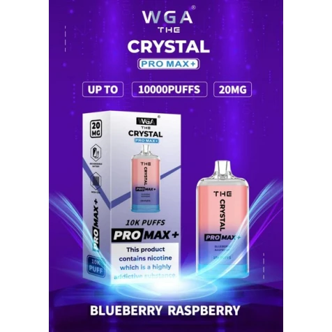 Одноразка Crystal Pro Max Blueberry Raspberry (Чорниця Малина) (10000 Затяжок)