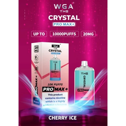Одноразка Crystal Pro Max Cherry Ice (Вишня Лід) (10000 Затяжок)