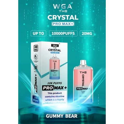 Одноразка Crystal Pro Max Gummy Bear (Желейні Ведмедики) (10000 Затяжок)