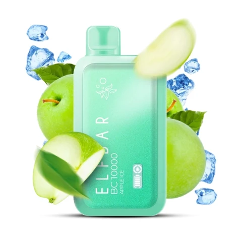 Одноразка Elf Bar BC Apple Ice (Яблуко Лід) (10000 Затяжок)