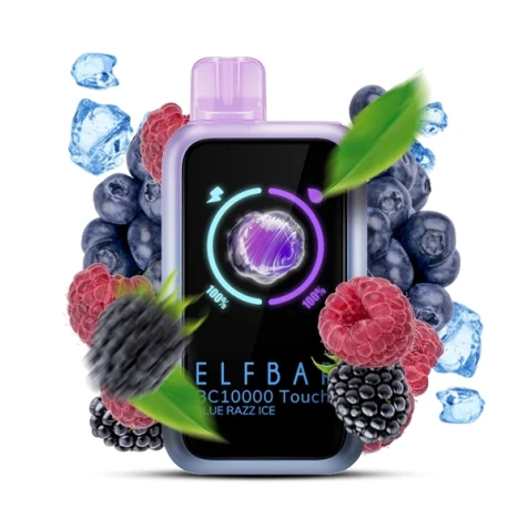 Одноразка Elf Bar BC Touch Blue Razz Ice (Блу Разз Лимонад Лід) (10000 Затяжок)