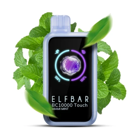 Одноразка Elf Bar BC Touch Miami Mint (Майамі М'ята) (10000 Затяжок)