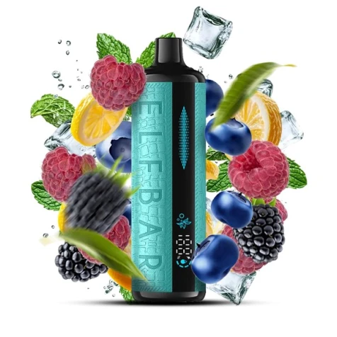 Одноразка Elf Bar E-Shisha Blue Razz Lemonade (Голубой Лимонад) (12000 Затяжек)
