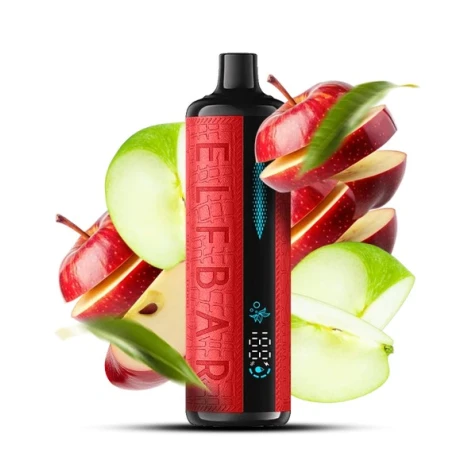 Одноразка Elf Bar E-Shisha Double Apple (Двойное Яблоко) (12000 Затяжек)