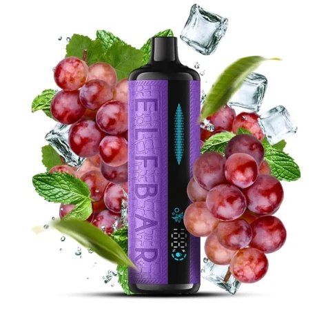 Одноразка Elf Bar E-Shisha Grape Mint (Виноград Мята) (12000 Затяжек)
