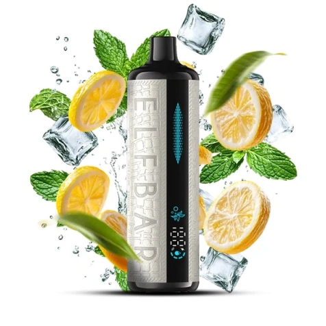 Одноразка Elf Bar E-Shisha Lemon Mint (Лимон Мята) (12000 Затяжек)
