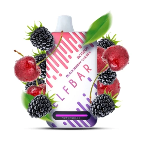 Одноразка Elf Bar BC Blackberry Cherry (Ожина Вишня) (15000 Затяжок)