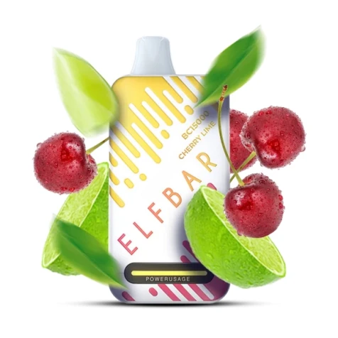 Одноразка Elf Bar BC Cherry Lime (Вишня Лайм) (15000 Затяжок)