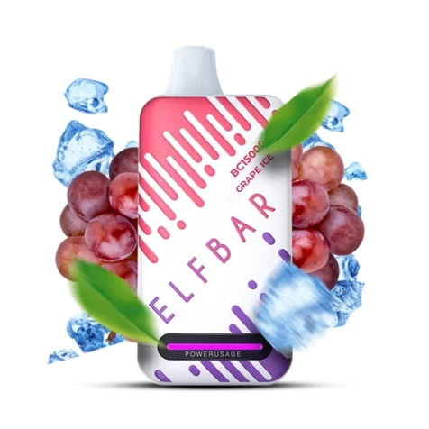 Одноразка Elf Bar BC Grape Ice (Виноград Лёд) (15000 Затяжек)