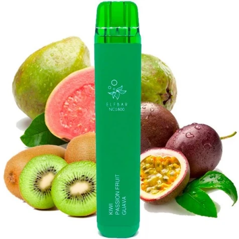 Одноразка Elf Bar NC Kiwi Passion Fruit Guava (Киви Маракуйя Гуава) (1800 Затяжек)