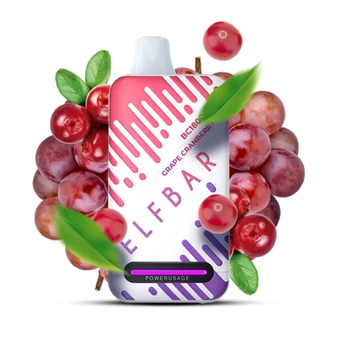 Одноразка Elf Bar BC Grape Cranberry (Виноград Клюква) (18000 Затяжек)