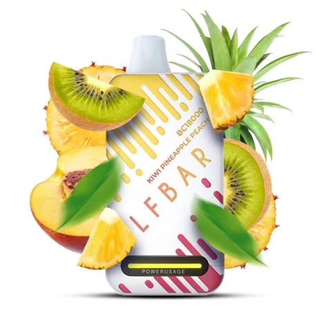 Одноразка Elf Bar BC Kiwi Pineapple Peach (Киви Ананас Персик) (18000 Затяжек)