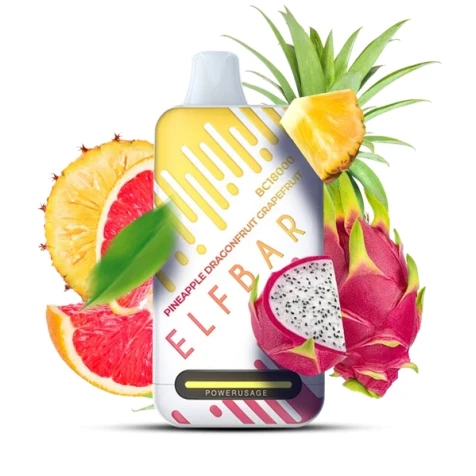 Одноразка Elf Bar BC Pineapple Dragonfruit Grapefruit (Ананас Драгонфрут Грейпфрут) (18000 Затяжек)