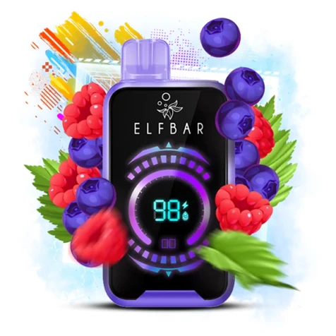 Одноразка Elf Bar FS Blueberry Raspberry (Черника Малина) (18000 Затяжек)