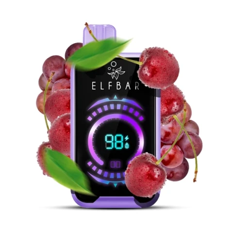 Одноразка Elf Bar FS Grape Cherry (Виноград Вишня) (18000 Затяжок)
