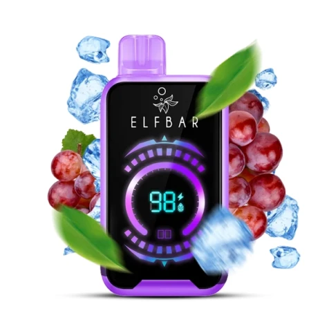 Одноразка Elf Bar FS Grape Ice (Виноград Лід) (18000 Затяжок)