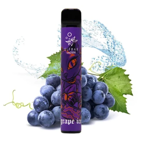 Одноразка Elf Bar Lux Grape Ice (Виноград Лід) (2000 Затяжок)