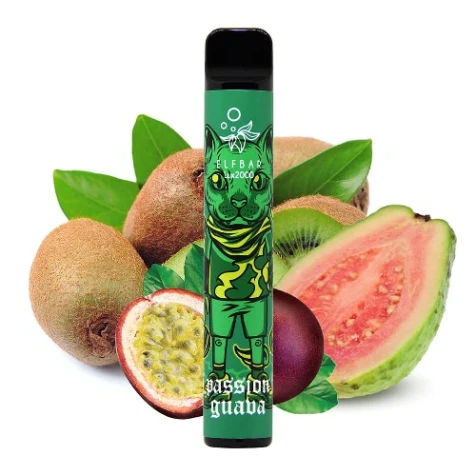 Одноразка Elf Bar Lux Kiwi Passion Fruit Guava (Ківі Маракуя Гуава) (2000 Затяжок)