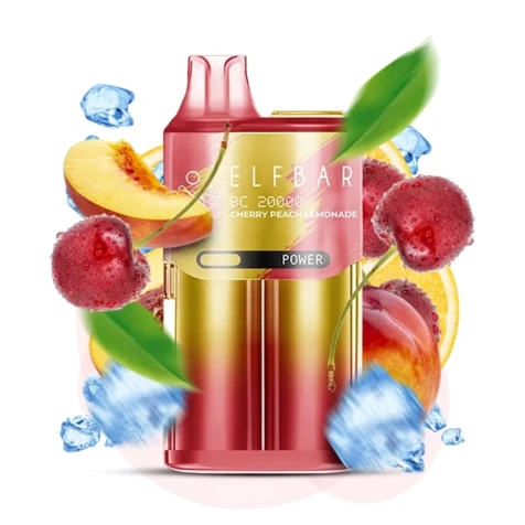 Одноразка Elf Bar BC Cherry Peach Lemonade (Вишня Персик Лимонад) (20000 Затяжок)