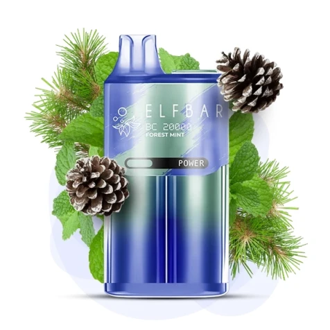 Одноразка Elf Bar BC Forest Mint (Форест М'ята) (20000 Затяжок)