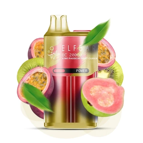 Одноразка Elf Bar BC Kiwi Passion Fruit Guava (Ківі Маракуя Гуава) (20000 Затяжок)