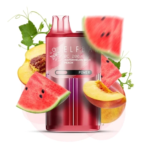 Одноразка Elf Bar BC Watermelon Sour Peach (Кавун Кислий Персик) (20000 Затяжок)