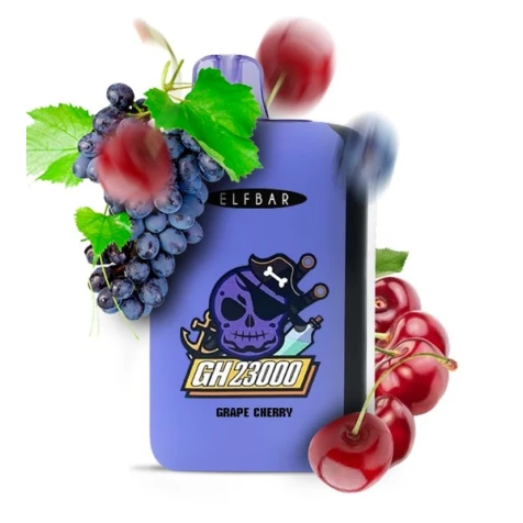 Одноразка Elf Bar GH Grape Cherry (Виноград Вишня) (23000 Затяжек)