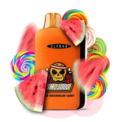 Одноразка Elf Bar GH Sour Watermelon Candy (Кислий Кавун Цукерка) (23000 Затяжок)